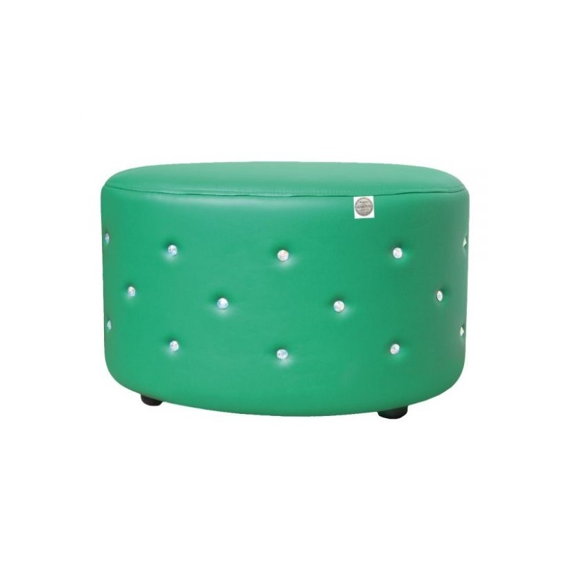 FRUIT puf do poczekalni z kryształkami Swarovski - Panda -Sofy, poczekalnie- 